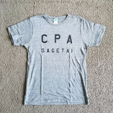 画像をギャラリービューアに読み込む, 「CPA SAGETAI」 トライブレンドTシャツ【グレー地・黒プリント】