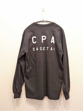 画像をギャラリービューアに読み込む, 「CPA SAGETAI」 ロングTシャツ【ブラック/白プリント】