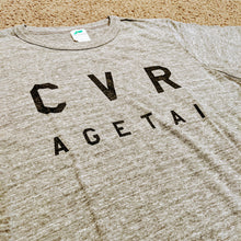 画像をギャラリービューアに読み込む, 「CVR AGETAI」 トライブレンドTシャツ【グレー地・黒プリント】