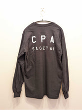 画像をギャラリービューアに読み込む, 「CPA SAGETAI」 ロングTシャツ【ブラック／白プリント】
