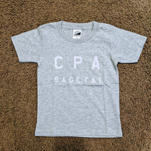 画像をギャラリービューアに読み込む, 「CPA SAGETAI」 子ども用Tシャツ【グレー地／ベビーピンク】
