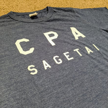 画像をギャラリービューアに読み込む, 「CPA SAGETAI」 トライブレンドTシャツ【ネイビー地・白プリント】
