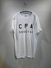 画像をギャラリービューアに読み込む, 「CPA SAGETAI」 トライブレンドTシャツ【白地・黒プリント】
