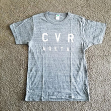 画像をギャラリービューアに読み込む, 「CVR AGETAI」 トライブレンドTシャツ【グレー地・白プリント】
