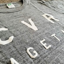 画像をギャラリービューアに読み込む, 「CVR AGETAI」 トライブレンドTシャツ【グレー地・白プリント】
